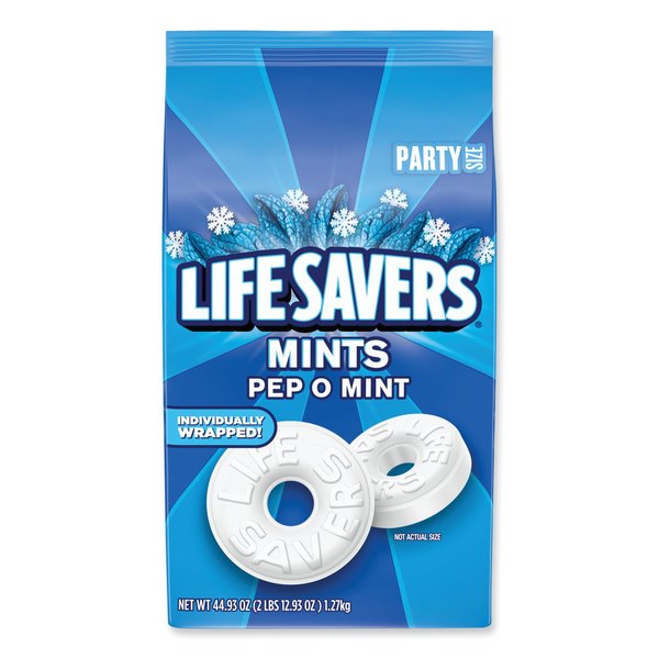 Life Savers Hard Candy Mints, Pep-O-Mint, 50 oz Bag 27625